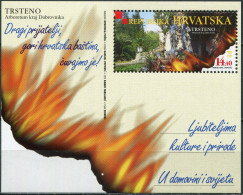 CROATIA - 2001 - SOUVENIR SHEET MNH ** - Trsteno Arboretum - Croatie