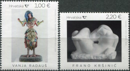 CROATIA - 2023 - SET OF 2 STAMPS MNH ** - Croatian Fine Arts - Croatia