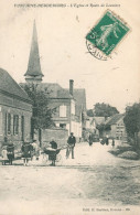 27 FONTAINES HEUDEBOURG - L'Eglise Et Route De Louviers - TTB - Autres & Non Classés