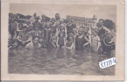 LE POULIGUEN- CARTE-PHOTO- 1920- LA BAIGNADE - Le Pouliguen