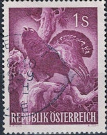 Österreich Autriche Austria - Balzender Auerhahn (Tetrao Urogallus) (MiNr: 1062) 1959 - Gest Used Obl - Usados