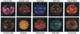 Etats-Unis / United States (Scott No.5598-5607 - Sun Science) (o) Set Of 10 - Used Stamps