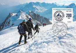 CHAMONIX - N° 5490 - CM - 200 Ans De La Compagnie Des Guides Du 21.05.2021- Verso Scanné - 2020-…