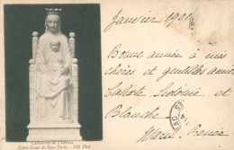 28 CHARTRES - Cathédrale De Chartres - Notre Dame De Sous Terre - Janvier 1901   - ETAT - Chartres