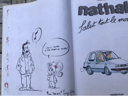 Nathalie 2 Salut Tout Le Monde EO DEDICACE BE Casterman  04/1993 Salma (BI2) - Dediche