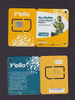 GUINEA BISSAU - MTN Y'ello Ku MoMo Unused Chip SIM Phonecard - Guinée-Bissau