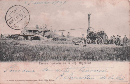 FAENAS AGRICOLAS EN LA REPUBLIQUE ARGENTINA 1909 - Argentina