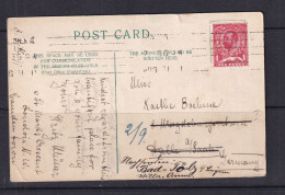 Great Britain 1911 London Waterloo Bridge Postal Card To Germany 16098 - Brieven En Documenten