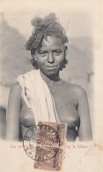 CO773 - ERITREA - Cartolina Fotografica Del 1903 Da SAGANEITI Con Coppia Cent 1 Bruno - Floreale - Al Fronte - Eritrea