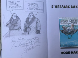 L'Affaire Baxters EO DEDICACE BE Book Maker 10/1999 Petit Maillet (BI2) - Autographs