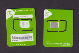 MALAWI - TNM Unused Chip SIM Phonecard - Malawi