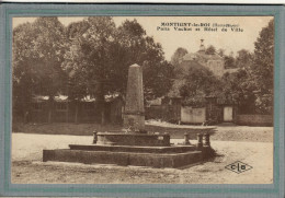 CPA  (52) MONTIGNY-le-ROI - Aspect Du Puits Vachot Et L'Hôtel De Ville En 1924 - Montigny Le Roi