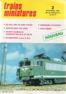 Trains Miniatures N° 2 - Novembre 1986 - Spoorwegen En Trams