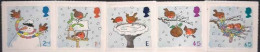 Great Britain  2001 Christmas - Birds - Snow Man -  Mi 1966-1970 MNH(**) - Neufs