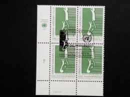 UNO-WIEN MI-NR. 341 GESTEMPELT(USED) 4er BLOCK 40. TODESTAG VON DAG HAMMARSKJÖLD 2001 - Gebraucht