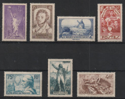 YT N° 309 à 315 - Neufs ** - MNH - Cote 150,00 € - Unused Stamps