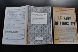 L'INTERMEDIAIRE DES GENEALOGISTES 101 1962 Généalogie Héraldique De La Brassine De Lantin De Vallejo Nieuport Armateurs - Dictionnaires