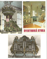 ÖVERTORNEÅ CHURCH - KYRKA - Lot Of 3 Postcards - SWEDEN - SVERIGE - - Kirchen U. Kathedralen