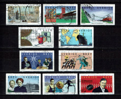 Sweden 1998 - Yv 2053/62 - The 20th Century, Le 20e Siècle - Complete  - Used - Gebruikt