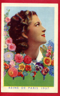 Carte Publicitaire Pour Les Graines En Sachets Pour Jardin "LE PAYSAN" - Fleurs "REINE DE PARIS" 1937 - Flowers