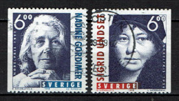 Sweden 1998 - Yv 2064/65 - Nobel Prize 1998 - Nadine Gordimer And Sigrid Undset, Prix Nobel Littérature  - Used - Oblitérés