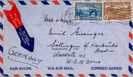 1949 MONTREAL - SÖLLINGEN , SOBRE CIRCULADO POR VIA AÉREA . - Storia Postale