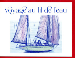 2024 - Carte Entier Postal "VOYAGE AU FIL DE L'EAU" émise Pour La Fête Du Timbre - Documents De La Poste