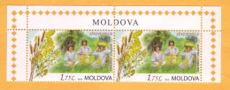 2016  Moldova Moldavie  Christmas Holy Prophet  Flowers, Bouquets  2v Mint - Christentum