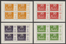 Sweden Suède Suède 1974 STOCKHOLMIA 74 International Stamp Exhibition Set Of 4 Miniature Sheets MNH - Blocks & Sheetlets