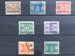 1934 - TAX POSTS - Fascio Littorio (Series) - Kingdom Of Italy - ITALY STAMPS - Segnatasse