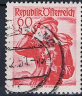 Österreich Autriche Austria - Tracht Steiermark, Salzkammergut (MiNr: 905) 1948 - Gest Used Obl - Usados