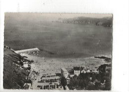 Plouha  (22) : Vue Aérienne Générale Au Niveau Du Quartier De La Plage De Brehec à Marée Montante En 1950 ETAT GF. - Plouha