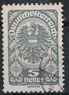 Österreich Autriche Austria - Wappenadler (MiNr: 257 Xa) 1919 - Gest Used Obl - Gebraucht
