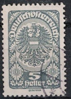 Österreich Autriche Austria - Wappenadler (MiNr: 257 Xa) 1919 - Gest Used Obl - Usados