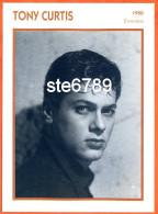 TONY CURTIS 1950 Etats Unis Filmographie Biographie Fiche Acteur Actrice Cinéma - Autres & Non Classés