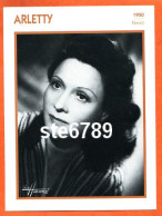 ARLETTY 1950 France Filmographie Biographie Fiche Acteur Actrice Cinéma - Sonstige & Ohne Zuordnung