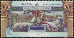 Roumanie 2022 Oblitéré Used Projet De Alexandru Bratescu Voinesti Billet De Banque SU - Used Stamps