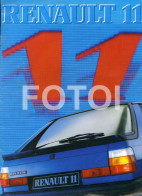 1982 Original RENAULT 11 Car Voiture Catalogue Catalog Oldtimer Brochure Edition Portuguaise - Autres & Non Classés