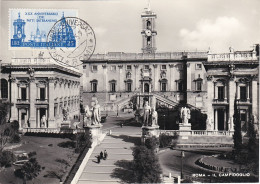 Carte Maximum Italie 1959 Roma Il Campidoglio - Maximumkarten (MC)