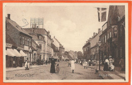 DK125_*   ROSKILDE * ALGADE With SHOPS & STREET-LIFE * SENDT 1912 - Denemarken