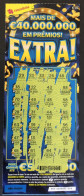 116 U, Lottery Ticket, Portugal, « Raspadinha », « Instant Lottery »,« EXTRA ! Mais De € 40.000.000 Em Prémios », Nº 553 - Lottery Tickets