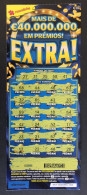 116 U, Lottery Ticket, Portugal, « Raspadinha », « Instant Lottery »,« EXTRA ! Mais De € 40.000.000 Em Prémios », Nº 553 - Billetes De Lotería