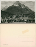 Ansichtskarte Mittenwald Blick Auf Die Stadt - Bergbeschreibung 1932  - Mittenwald