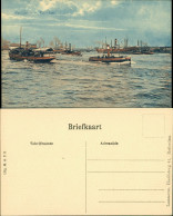 Postkaart Rotterdam Rotterdam Maasgezicht/Hafen, Dampfer 1909  - Rotterdam
