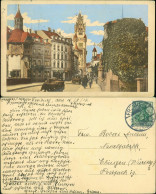 Ansichtskarte Freiburg Im Breisgau Schwanentorbrücke - Straße 1913  - Freiburg I. Br.