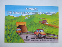 Autocollant, Tunnel De SAINTE MARIE AUX MINES, LUSSE - Autocollants