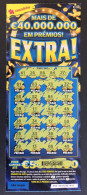 116 U, Lottery Ticket, Portugal, « Raspadinha », « Instant Lottery »,« EXTRA ! Mais De € 40.000.000 Em Prémios », Nº 553 - Billets De Loterie