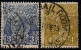 AUSTRALIE 1926-8 DENT 13.5x12.5 - Gebruikt