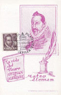 Carte Maximum Espagne Espana 1948 Mateo Aleman - Maximum Kaarten