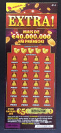 116 U, Lottery Ticket, Portugal, « Raspadinha », « Instant Lottery »,« EXTRA ! Mais De € 40.000.000 Em Prémios », Nº 533 - Lottery Tickets